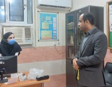 بازدید شهردار دلوار از درمانگاه دلوار