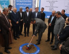 آئین کلنگ‌زنی آب‌شیرین‌کن امام علی (ع) در بخش دلوار برگزار شد