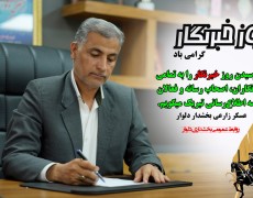 پیام تبریک بخشدار دلوار به مناسبت روز خبرنگار
