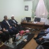 دیدار بخشدار، امام جمعه و شهردار دلوار با فرمانده سپاه امام حسین(ع) دلوار