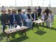 افتتاح یک چمن مصنوعی و کلنگ زنی 10 زمین چمن در بخش دلوار و شهرستان تنگستان