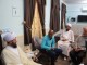 تصویر-دیدار سودانی تازه مسلمان شده با امام جمعه بخش دلوار