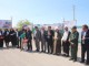 مراسم استقبال از مهمانان نوروزی توسط مسئولین در شهر دلوار