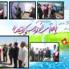 افتتاح کمپ استقبال مسافران نوروزی هلال احمر تنگستان در شهر دلوار